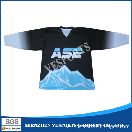 Polyester Breathable Mens Ice Hockey Jersey